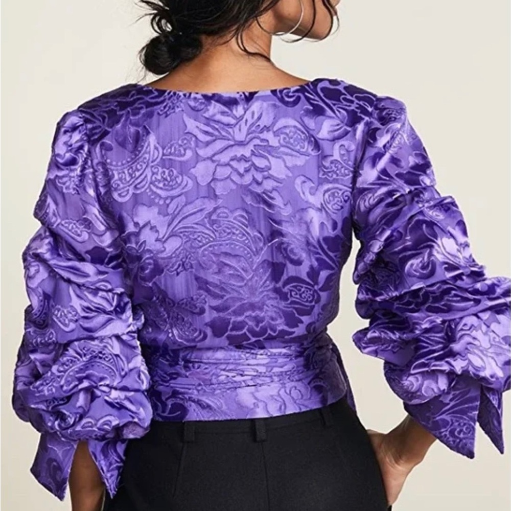 Alice and Olivia Dominica Top
